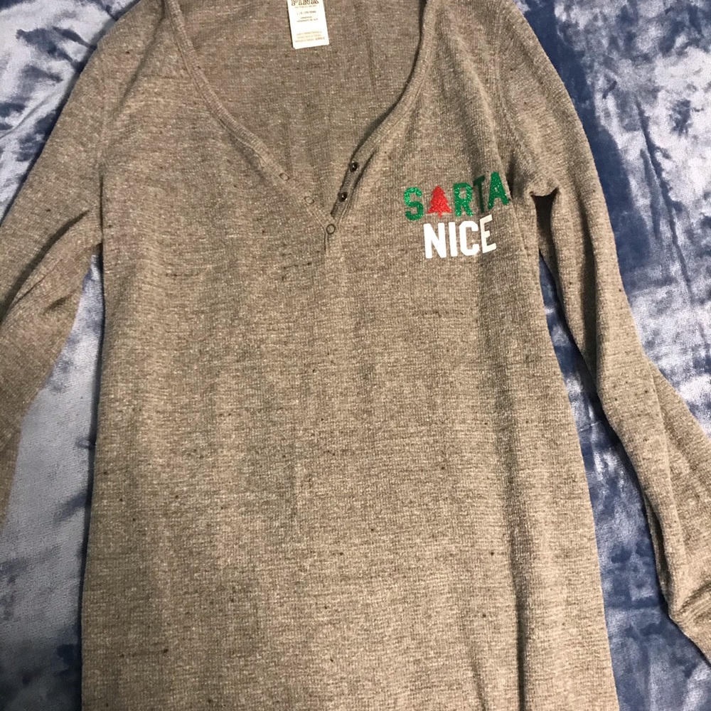 Pink Christmas night shirt